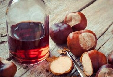 horse chestnut infusion against varicose veins